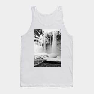 Frozen Waterfall, Iceland Tank Top